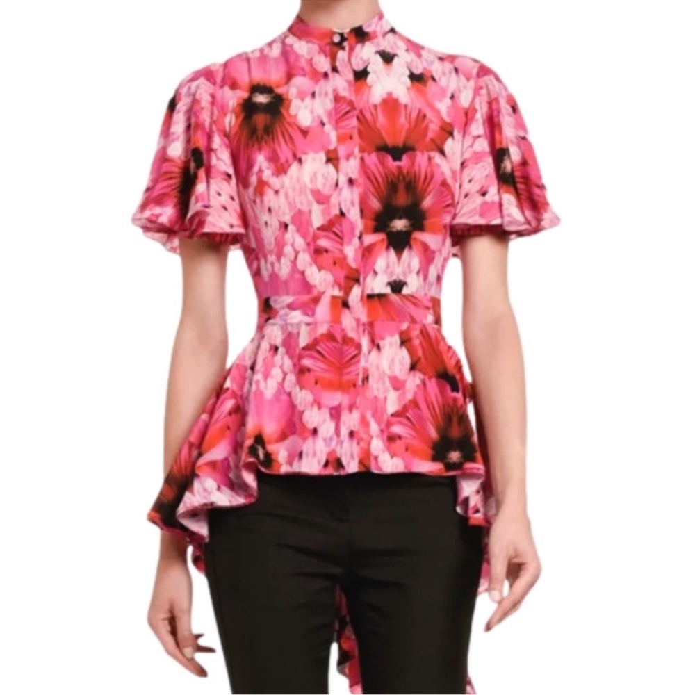 34,best on34” bust Alexander McQueen NWT &COA, (1” slice under pleating in back)